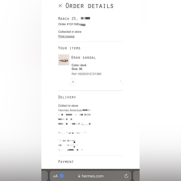 💯 Authentic Hermes “H" cut-out. *Metallic Leather *Dore-Rose golden color - Picture 12 of 14